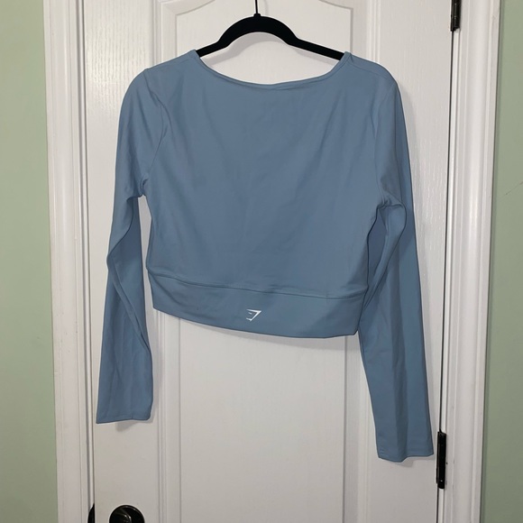 ✨ LOWEST PRICE✨ NEW Gymshark cropped Long Sleeve Workout Top - Picture 6 of 8